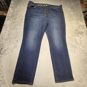 Old Navy Jeans Womens 20 Mid Rise Original Stretch Straight Leg Plus Size